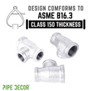 3/4 in. x 1/2 in. x 3/4 in. Galvanized Reducing Tee