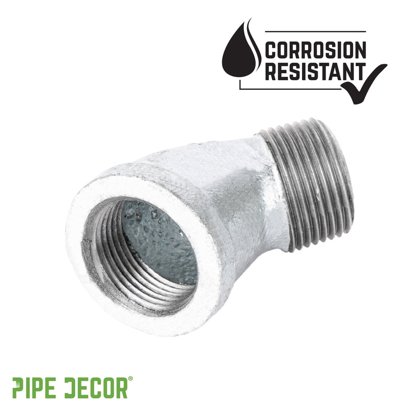 1 1/2 in. Galvanized Iron 45 Degree Street Elbow