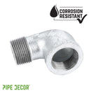 1 in. Galvanized Iron 90 Degree Street Elbow