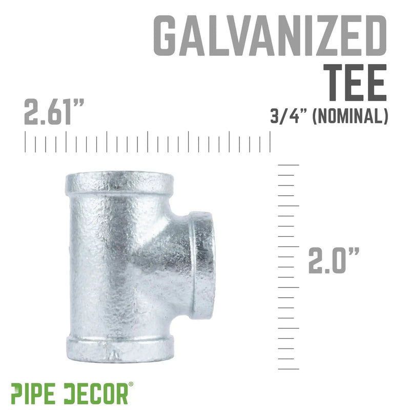 3/4 in. Galvanized Iron Tee, photo 2 of 7