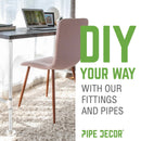 3/4 in. Galvanized Iron Tee by PIPE DECOR