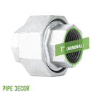1 in. Galvanized Iron Union by PIPE DECOR