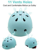 Kids Bike Skateboard Helmet Pad Set,Toddler Cyling Protective Gear Knee & Elbow Pads Wrist Guards for 5-8-10-12-14-16 Years Girls Boys Bicycle Scooter Roller Skate Inline Skating Rollerblading by TinyTreasures Baby Boutique