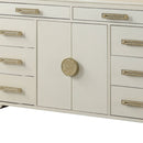 Jasmine - 8 Drawer Dresser With Side LED Lightning - Beige