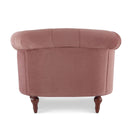 La Rosa - Victorian Tufted Upholstered Accent Chair by HouseOfZazla
