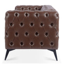 Square Arm Removable Cushion 3 Seater Sofa by HouseOfZazla