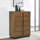 Moraga - 5 Drawer Chest Of Drawers - Ash Brown by HouseOfZazla