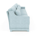 Elegant Sofa With Ergonomic Design And Lumbar Pillows by HouseOfZazla