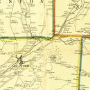 Vintage Map of Chenango County, New York 1855