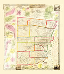 Vintage Map of Clinton County, New York 1856