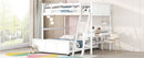 Full Over Full Bunk Bed With Desk