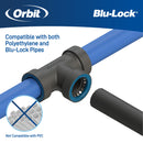 3/4" x 3/4" x 1/2" Blu-Lock Reducing Tee 31373