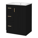 Bathroom Vanity With Under Mount Sink, 2 Drawers And Soft Closing Door by HouseOfZazla