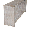 Accent Cabinet Farmhouse Style 3 Door Wooden Cabinet Sideboard Buffet Server Cabinet Storage Cabinet, For Living Room - Natural Wood Wash by Unique Piece Furniture