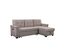 Ashlyn - Reversible Sleeper Sectional Sofa With Storage Chaise, USB Charging Ports And Pocket by Unique Piece Furniture