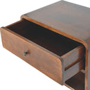Curve Upper Slot Floating Nightstand by Unique Piece Furniture