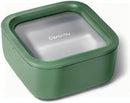 Caraway Glass Food Storage, 4.4 Cup - Ceramic Coated, Non-Toxic, Non-Stick Lunch Box With Glass Lids - Easy to Store, Dishwasher, Oven, & Microwave Safe - Sage by TinyTreasures Baby Boutique