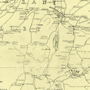 Vintage Map of Dutchess County, New York 1850