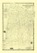 Vintage Map of Dutchess County, New York 1850