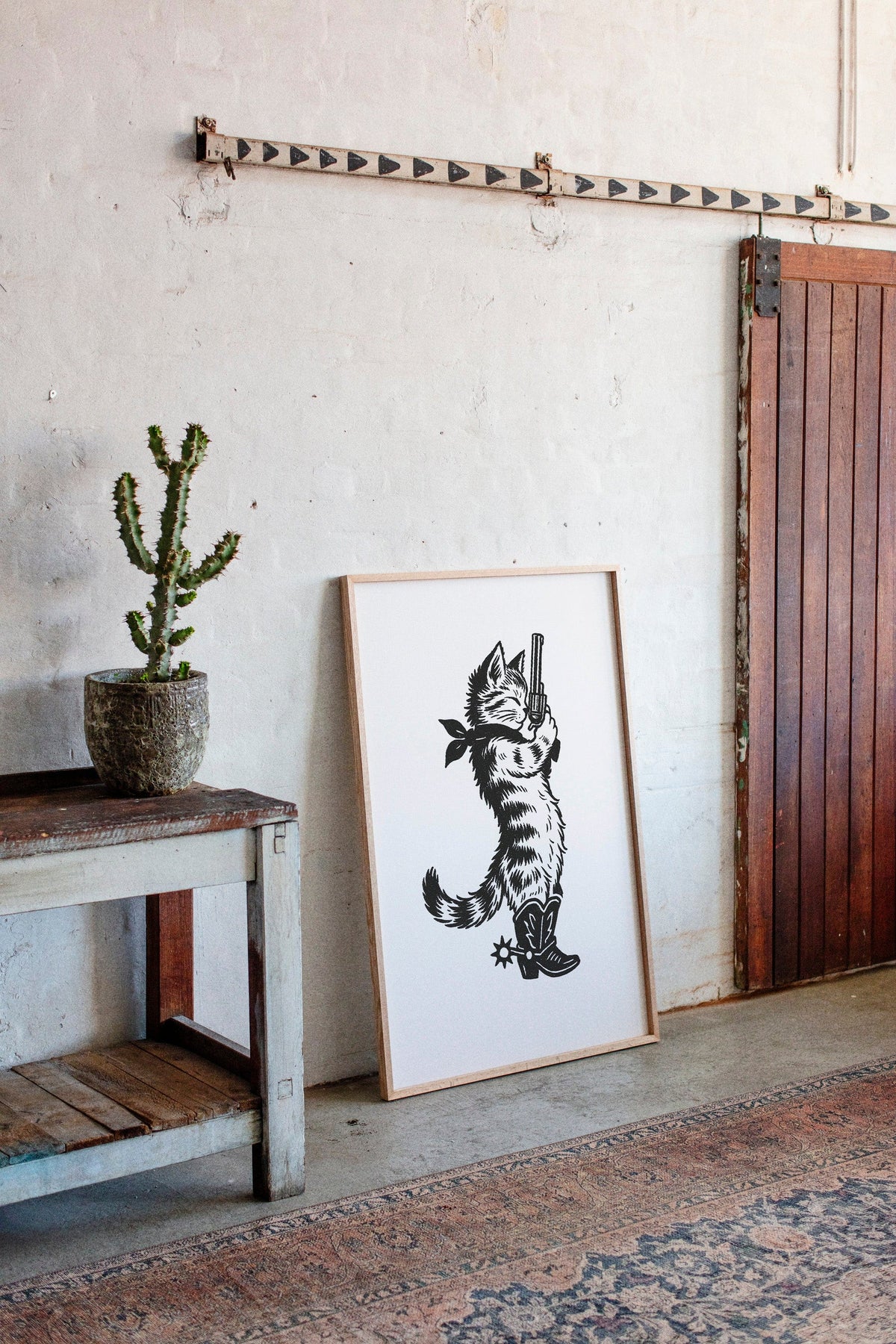 Purrpare for Trouble – Cowboy Cat Sheriff Print, photo 12 of 19