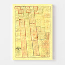 Vintage Map of Franklin County, New York 1858