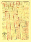 Vintage Map of Franklin County, New York 1858