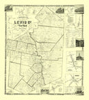 Vintage Map of Lewis County, New York 1857