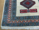 4' X 6' Vintage Handmade Bokhara Turkoman Pakistan Wool Rug Carpet Nice