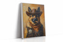 German Shepherd Sheriff in the Saddle