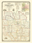 Vintage Map of Onondaga County, New York 1852