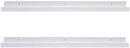 AZSKY 48 Inch White Picture Ledge Shelf Long Floating Shelves Set of 2 Wall Picture Shelf Pine Photo Frames Narrow Picture Ledge Mounting Hardware Included by CozyNest Decor