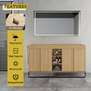 60-Inch Freestanding Bathroom Cabinet with Soft Close Doors & Open Storage by HouseOfZazla