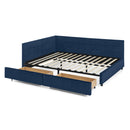 Upholstered Bed Frame With Tufted Backrest And Armrests by HouseOfZazla