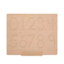 Reversible Number Wooden Tracing Board