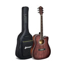 41 Inch Full Size Cutaway Acoustic Guitar Set for Beginner by LJGDeals