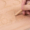 Reversible Number Wooden Tracing Board
