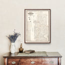 Vintage Map of Queens County, New York 1874