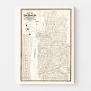 Vintage Map of Queens County, New York 1874