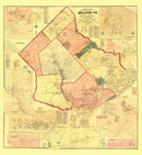 Vintage Map of Atlantic County, New Jersey 1872