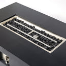 Propane / Natural Gas Fire Pit Table, 50,000 BTU - Charcoal by HouseOfZazla