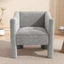 Barrel Accent Chair With Enclosed Arms by HouseOfZazla