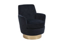 Teddy Swivel Barrel Chair, Swivel Accent Chairs Armchair For Living Room by HouseOfZazla