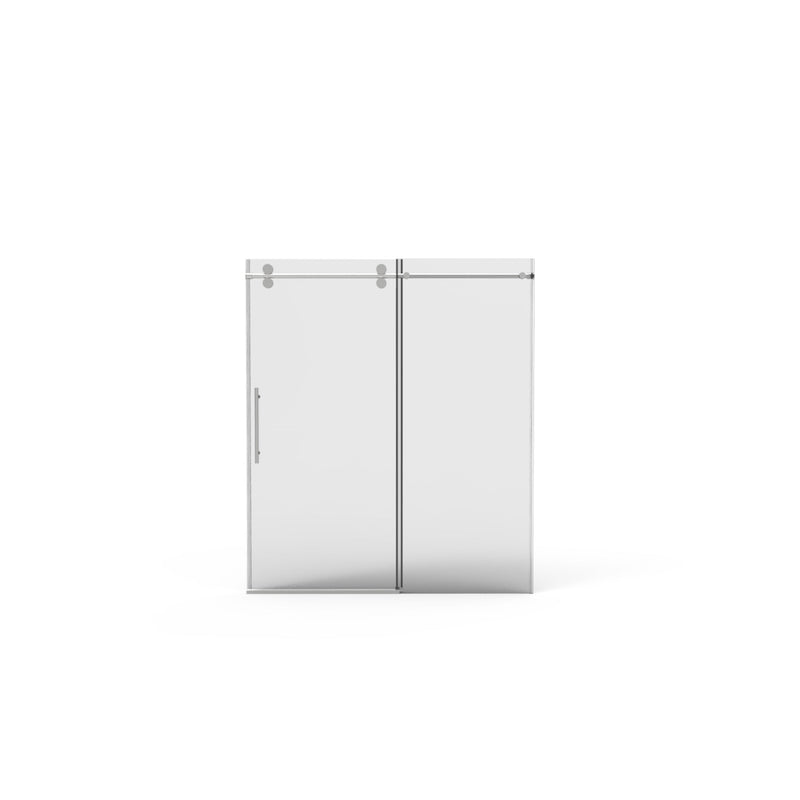 56"-60"W x 76"H Frameless Shower Door, photo 6 of 10