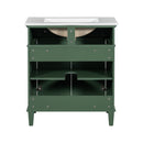 Bathroom Vanity With Ceramic Basin, Soft Close Door And Adjustable Shelves by HouseOfZazla