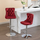 Swivel Adjustable Height Barstools Set of 2 by HouseOfZazla