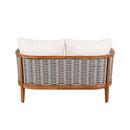 Outdoor Unique Tub Design 4-Seat Sofa Set with Woven Rope by HouseOfZazla