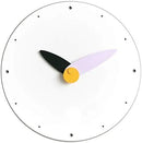Stephanie Imports Modern Minimalist Purple & Black Wall Clock by CozyNest Decor