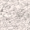Vintage Map of Bucks County, Pennsylvania 1850