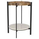 Cowper - Round End Table - Natural by HouseOfZazla