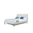 Heather - Upholstered Bed With Curved Headboard by HouseOfZazla